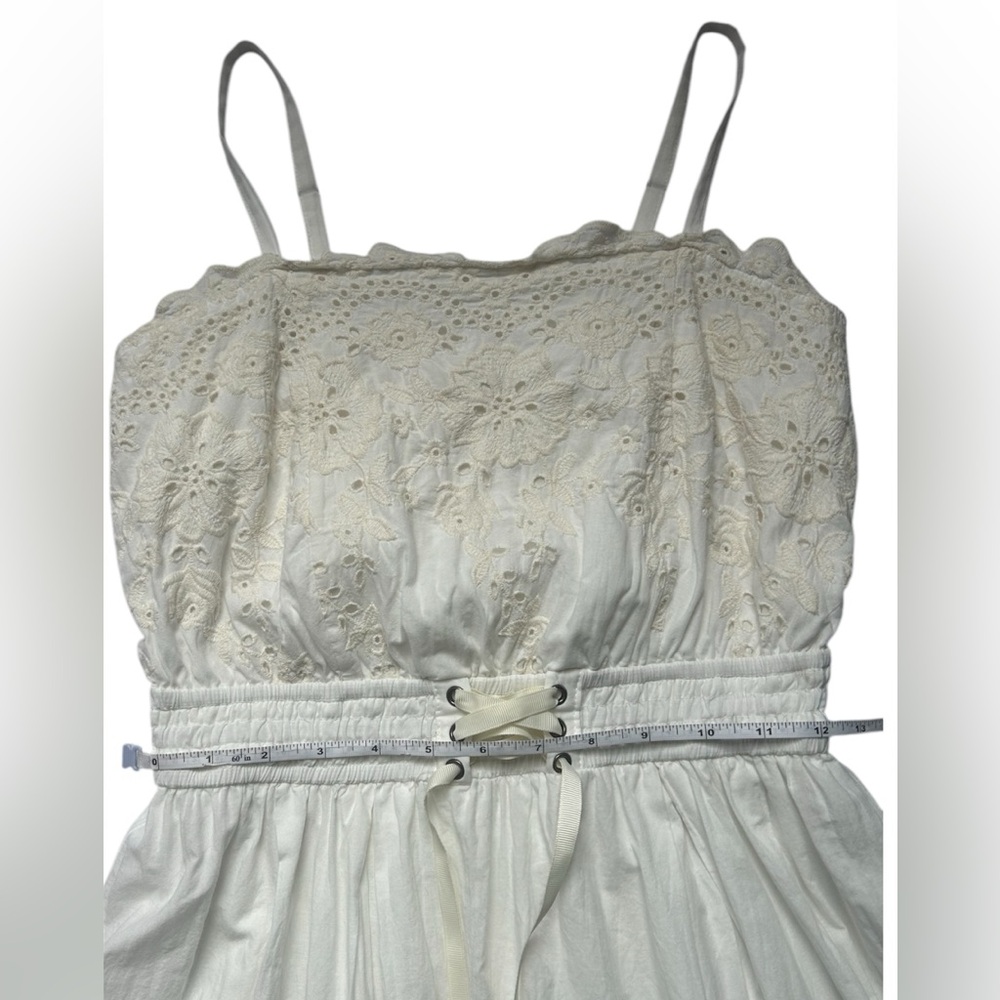 AXES FEMME Women’s Embroidered Camisole Waist Ribbon Dress Size: M - Picture 5 of 10